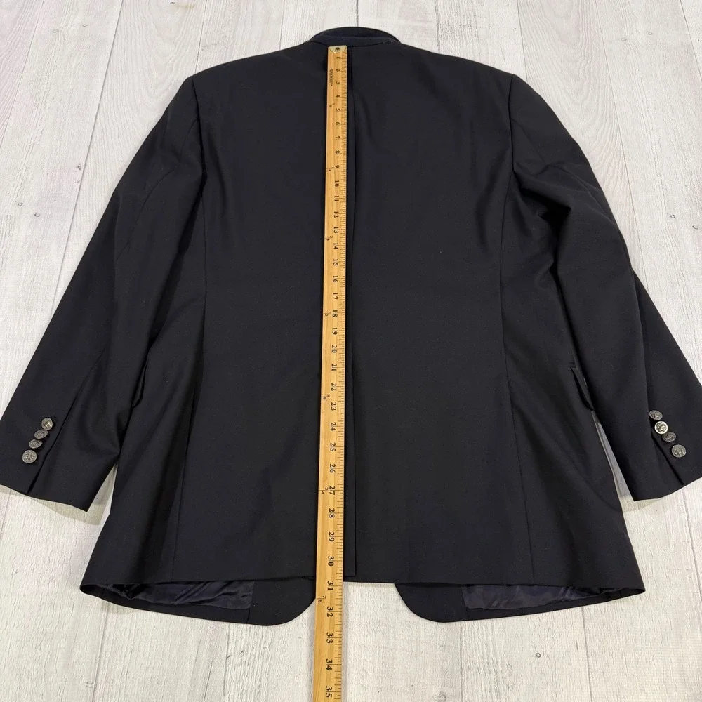 Brooks Brothers 1818 Madison Blazer 43R Loro Piana Wool Navy Blue Made in‎ Italy